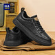 Heilan House (HLA) Men's Shoes Casual Shoes New Breathable Sneakers Your Lace-Free Men's Retro Shoes Black Velvet Style HAABXM4CBF675 43
