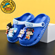 G. Duckkids Nezha Devil Child 2025 Sommer New Children's Anti Sliped Cave Schuhe Jungen Strandschuhe Baolan [Nezha Ao Bing] 31 [Schuhlänge ist ca. 19,5 cm]