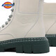 Dickies Bottes Martin Fomes à la mode Boots de travail polyvalent haut de gamme Bottes de femmes Bottes Beige 36