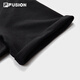 Robe tricotée Fila Fusion pour femmes 2025 Été Nouvelle jupe T-shirt irrégulière à la mode, noir - BK S 160 / 80A / S