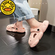 Gduck Kids Children's Slippers Boys Summer New Style Детская дырочка средние большие мальчики маленькие мальчики тапочки детские мягкие нижние туфли Black 32 -33 Внутренняя длина 21 см