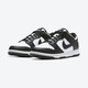 Nike (Nike) Herrenschuhe Dunk Low Retro Casual Shoes Low Top Panda Herren-Wear-Resistant Casual Shoes Männer DD1391-100 Schwarz und Weißer Panda 44
