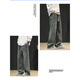 Foss Phil American fashion brand scimitar jeans men's summer thin straight loose high street casual sports wide-leg pants Fashion brand 718-K760 nostalgic blue regular XL [Suggested 145-160Jin [Jin equals 0.5 kg]]
