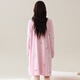 
Wutong Sifu 100 cotton nightgown for women with breast pad Pure cotton Spring and Autumn Long Sleeve Dress Full Cotton Outside Wear Korean Summer Pajama Home Clothes 9906 (with breast pad) XL [100% cotton, recommended 120-140 Jin [Jin equals 0.5 kg]]