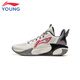 Li Ning Детская обувь детская баскетбольная обувь мужская большая детская поддержка Wind Shadow 2.0 и стабильная спортивная обувь 37ykbu072-19