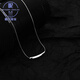 Nilan men's PT950 platinum necklace new platinum men and women design trendy hip-hop gold ins platinum necklace 40+5cm
