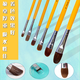 
He Jiangong 826 water chalk art student acrylic brush wolf hair oil brush set student pigment color pen 6 double number (2:4:6:8:10:12): elementary school students