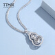 TTMIX rotatable platinum pendant gourd for women pt950 platinum pendant hollow 6.1-6.3g