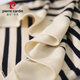 Pier Cardin Camiseta de manga corta a rayas francesas para mujeres en el verano 2025 Nuevo suéter en V deglido delgada suelta Top DX829# Color rayado M Recomendado 100-115Jin [Jin iguala 0.5 kg]