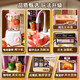 赟娅冰淇淋车玩具店套装女童过家家儿童女孩甜筒推车仿真超市生日礼物 高端触屏紫96cm豪华电池版