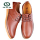 
Woodpecker 2023 new autumn men's casual leather shoes for real cowhide business beef tendon sole round toe versatile middle-aged and elderly dad shoes yellow 838 43