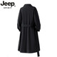 Jeep Spirit Light Luxus High-End Deutsch mittelgroße Windbreaker für Männer Britisch-Stil lässiger Over-Knie-Mantel für Männer lässig neue Produkte Khaki M [Vorschlagen Gewicht 90-120 Jin [Jin gleich 0,5 kg]]