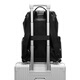 Walker Shop light luxury men's bag backpack men's casual backpack large capacity travel bag business trip computer bag college school bag black