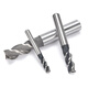 Shanggong Pack of 10 Coarse Tooth Straight Shank End Mills 3 Flutes 8mm HSS High Speed Steel Milling Tools