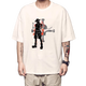 
Zhizhen Male God 2025 new One Piece Luo Luffy T-shirt Men's Cotton Short Sleeve Sanji White Beard Ace Chopper peripheral clothes White F1278 Luffy S