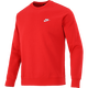 耐克（NIKE）男装女装加绒保暖情侣运动服健身训练休闲卫衣套头衫圆领外套上装 BV2663/本命年红色 男女同款 单 S