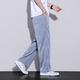 
Woodpecker casual pants for men 2025 summer new trend versatile wide-leg straight-leg pants for men loose and breathable casual pants for men 1048 dark gray XL recommended 120-150Jin [Jin equals 0.5 kg]