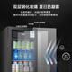 Xinfei (Frestec) Ice Bar Refrigerator Fresh Cabinet European Constant Temperature Red Wine Cabinet Hotel Home Living Room Refrigerator Mini Small Single Door Office Fresh Keep Display Sample Tea Beverage Cabinet 178 Liter Black Liner Refrigeration + Micro Freezing + With Light + Lock