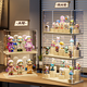 OLA XIANG blind box display rack storage transparent dust-proof figure toy building block display cabinet Bubble Mart labubu display box