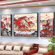 Nuevas pinturas de decoración de la sala de estar de estilo chino Sofá Sofá Simple y atmosférico Muro muebles de muebles suaves de la oficina Pinturas colgantes TXMG4867 Medio 80*60 cm/derecho 40*60 cm adecuado para 2.