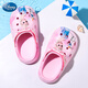 Disney Girls 'Cave Shoes Summer 2025 Nuevas sandalias de princesas de Elsa Niños para niños F2374f Pink 18
