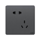 Shantou Lincun ABB switch socket Junzhi space gray one open two open five-hole USB pure flat panel household dark positive five-hole AZ207-MG 1 piece