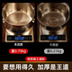 Jinjiang mini olla de acero inoxidable 304 engrosada de tres capas, una persona, una olla, cocina de inducción comercial doméstica, olla caliente pequeña individual, olla individual + tapa de vidrio 16 cm