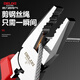 DELIXI ELECTRIC pliers three-piece set vise wire pliers needle nose pliers diagonal pliers labor-saving clamping electrician tool vise 6 inches