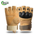 Wild Jungle Tactical Gloves Men and Women Z902 Outdoor Protective Sports Training Outdoor Riding Gloves Half Finger Green XL