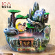 Regalos de boda para el mejor amigo Boda Rockery Fluking Fountain Bonsai Humidificador Sala de estar Adornos Decoración del hogar 4039 con atomizador con 9713 Bird Fisherman
