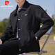 Pierre cardin jacket men's spring and autumn trendy loose work jacket men's lapel casual top men's clothing black XL