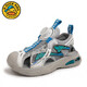 G. Duckids Sandalias para niños 2025 Nuevos zapatos de playa de deportes para niños Summer Medium y Big Botones Bolsos Bolsos Tendencia de la cabeza 983 Sandalias de cabeza de bolsa Tamaño negro 36