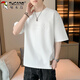 Woodpecker (TUCANO) short-sleeved T-shirt men's round neck spring and summer base shirt men's breathable casual loose clothes men's clothing white XL
