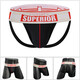 Wen Shiou Wide Belt Men's Double Trench Underwear Sexy Gay Gay Gay Men's Short après être sorti sans la taille basse de Sex Men Black M Black M