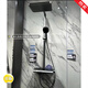 Jiumu (Jomoo) Offline X100 Light Intelligent Automatic Descaling Dusche 36603 Klavierschlüssel Digital Display Sundusch Set 36603-724 Helles Silber