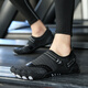 McAlon Indoor Fitness Shoes Men's Soft Sole Riding Jumping Rope Shoes Women's Yoga Squat Deadlift Training Shoes Weightlifting Sports Shoes Black 41