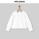 MiniPeace Children's Spring New Girls' Shirt F2CAF1187 Goldfinch Color 120