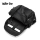 Walker Shop [Brand Selection] Men's Backpack Simple Large Capacity Computer Bag Backpack Men's Backpack Waterproof Travel Bag Black