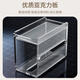 Bingyou bathroom tissue box bathroom toilet transparent punch-free wall-mounted living room storage rack roll paper box paper box