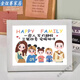 
Women's Day Handmade Diamond Painting Gifts for Mother Children's Diamond Stickers Mother's Day DIY Materials 6172 Happy Home [Wooden Frame + Tools]