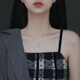 Necklace for women, summer fairy style, versatile, light luxury niche 2025 new simple design clavicle chain M1342 [Ginkgo leaf necklace]