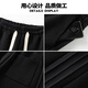 Dingfengbaoluo casual pants men's autumn drape loose straight pants trendy wide-leg sweatpants DFK28 black XL