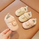 G. DUCKKIDS baby toddlers spring and autumn style soft sole newborn sewing shoes for boys' shoes cute Velcro girls' shoes C23 single shoes beige size 10.5cm 14