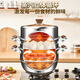 I VE Germany 304 stainless steel steamer thickened stew pot household multi-layer cooking large soup pot induction cooker gas stove universal can steam three layers - 304 steel steamer 34cm 304 thickened 5-layer pot | Enjoy 30 days without reason
