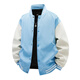 Jeanswest Jacke Herren Frühlings- und Herbstjacke Casual Tops Mode und vielseitige Farbpassungstrends für Schüler, einfach und komfortabel, Yuanyuan Clothing-9901 White M (Empfohlene 100-120 Jin [Jin gleich 0,5 kg]))