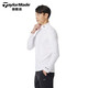 
Taylormade TaylorMay Golf Clothing Men's 2025 New Spring and Autumn Windproof Warm Golf Top Long Sleeve Base Shirt M13118 White XL