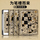 Hufeng es adecuado para Huawei MatePad11 Caso de protección 10.8 Tableta de honor V7Pro Computer 10.4 Pen Slot M5 Full inclusive Book Style + Pen Slot D9274 Retro Rose Huawei MatePad Pro 2024 (11