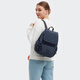 Kipling Schoolbag Frauen große Kapazität Junior- und Senior High School-Schüler Rucksack hochwertiges Mädchen Rucksack College-Studenten Computertasche KI3523 Glühen Fuchsia Os