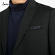 
Lakedale wool blazer men's autumn and winter middle-aged business casual small suit slim wool blazer black L (50)