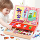 Ropa magnética infantil Cambio de juego Pegatizas magnéticas para niños y niñas Pegatinas de 3 a 6 años juguetes Kindergarten 5 Transporte Pinpinle